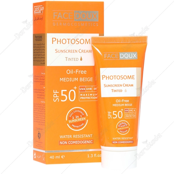 کرم ضد آفتاب رنگی فوتوزوم SPF50 (بژ متوسط)