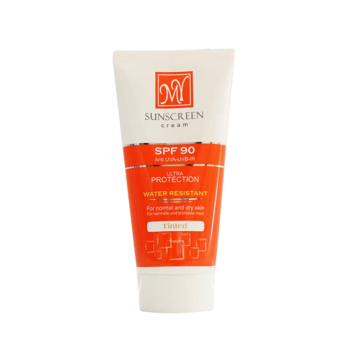 کرم ضد آفتاب SPF90 مای مناسب پوست های معمولی تا خشک رنگی