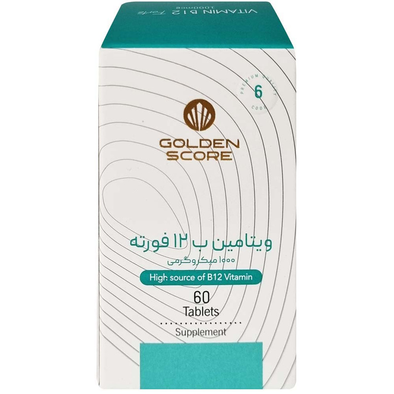 قرص ب 12 فورته گلدن اسکور بسته 60 عددی