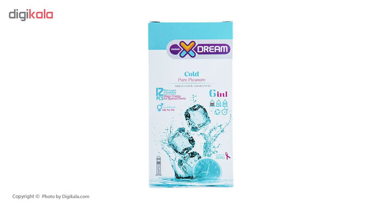 کاندوم ایکس دریم مدل Cold بسته 12 عددی