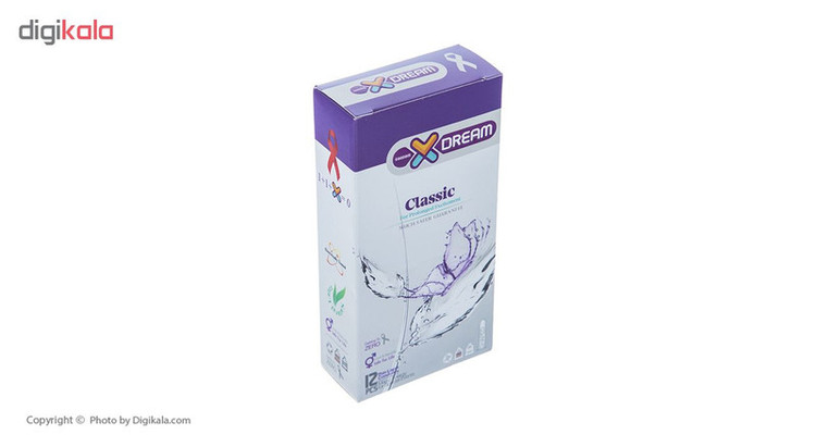 کاندوم ایکس دریم مدل Classic بسته 12 عددی