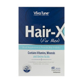 قرص مکمل تقویت مو و جلوگیری از ریزش ویوا تون مدل Hair-X آقایان بسته 60 عددی با ویتامینهای C، E و گروه B برای حفظ رنگ و سلامت مو و افزایش رشد و ضخامت تارهای مو