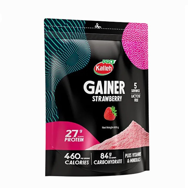 پودر پروتوئین گینر توت فرنگی کاله پرو _ 650 گرم