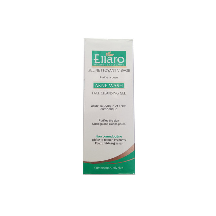 ژل شستشوی صورت الارو مدل AKNE WASH تحت لیسانس حجم 150 میلی لیتر